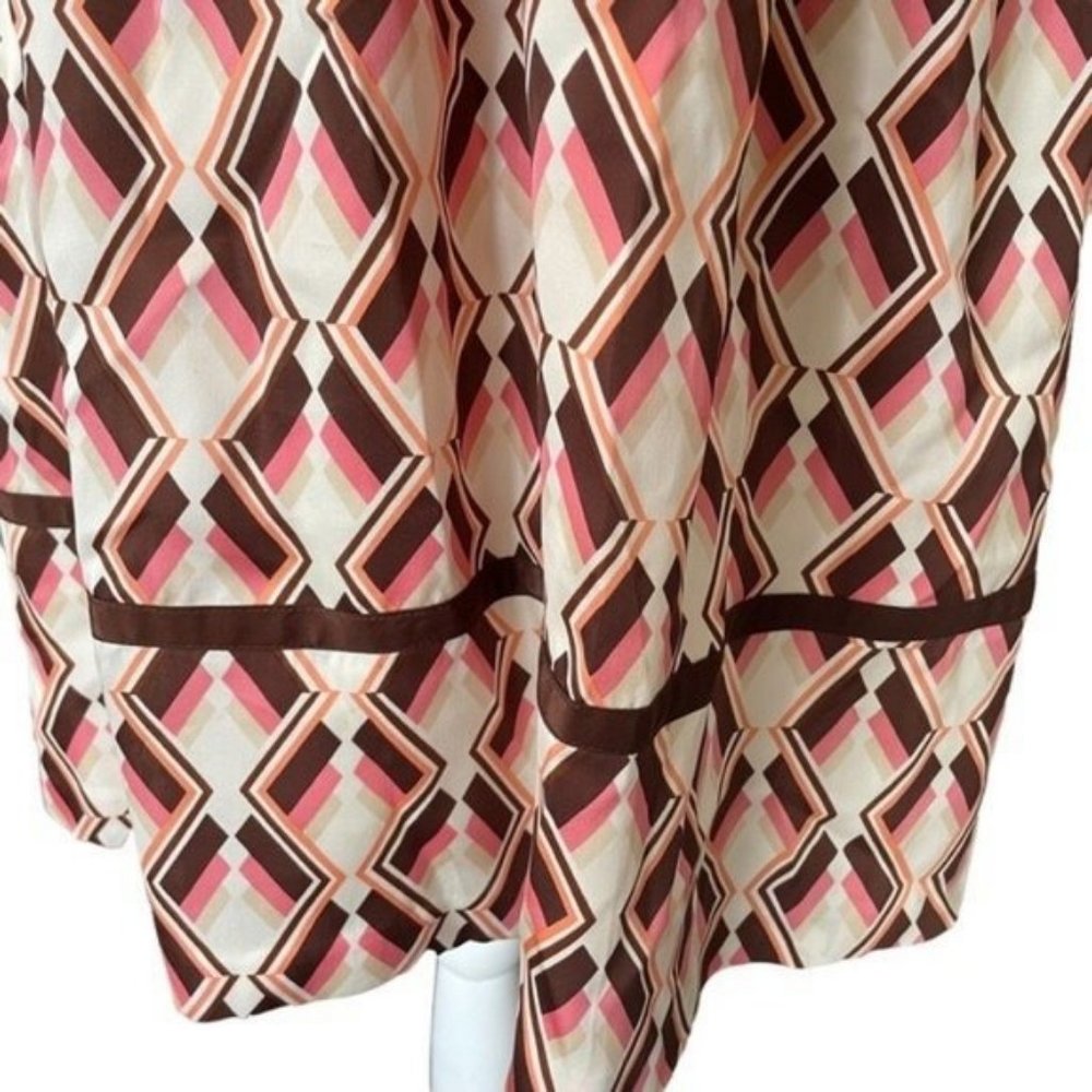 Shoshanna 100% Silk Strapless Knot Dress 4 - Picture 6 of 13